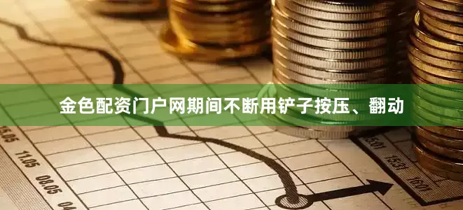 金色配资门户网期间不断用铲子按压、翻动