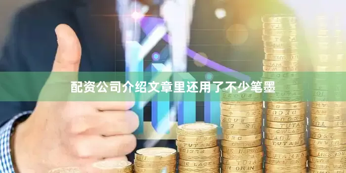 配资公司介绍文章里还用了不少笔墨
